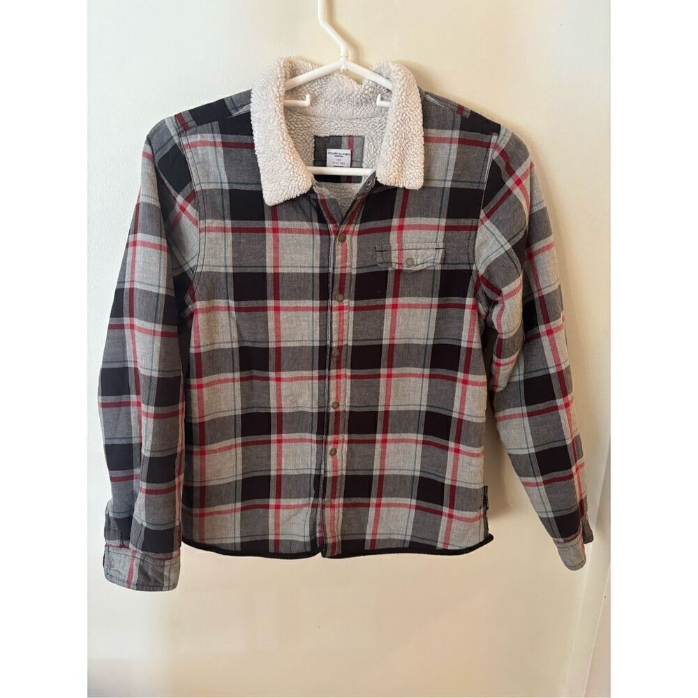 Polarn O Pyret Sweden Fleece Lined Plaid Shirt